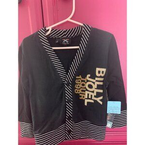 BNWT! One Of A Kind Sandbox Rebel Billy Joel Cotton Cardigan In a Size 2!